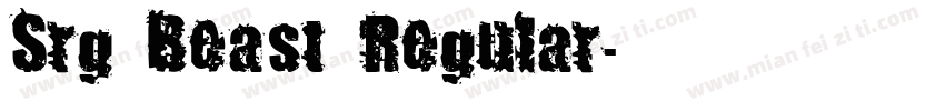 Srg Beast Regular字体转换